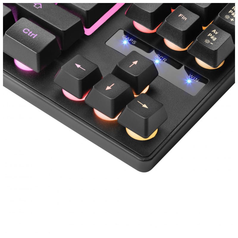 Teclado Híbrido Portugués Mars Gaming MKTKL USB RGB - Ítem4