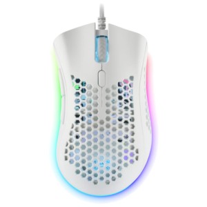 Mars Gaming MMEXW USB RGB Branco - Mouse para jogos - 32000 DPI