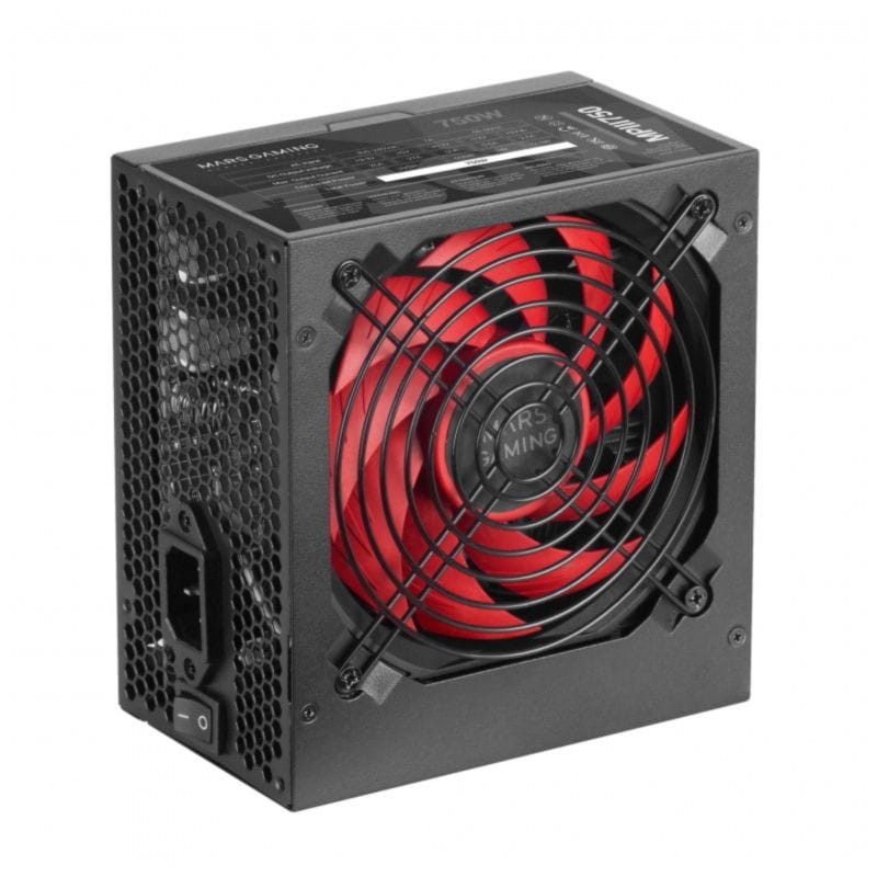 Mars Gaming MPIII750 750W Negro/Rojo - Fuente de alimentación - Ítem