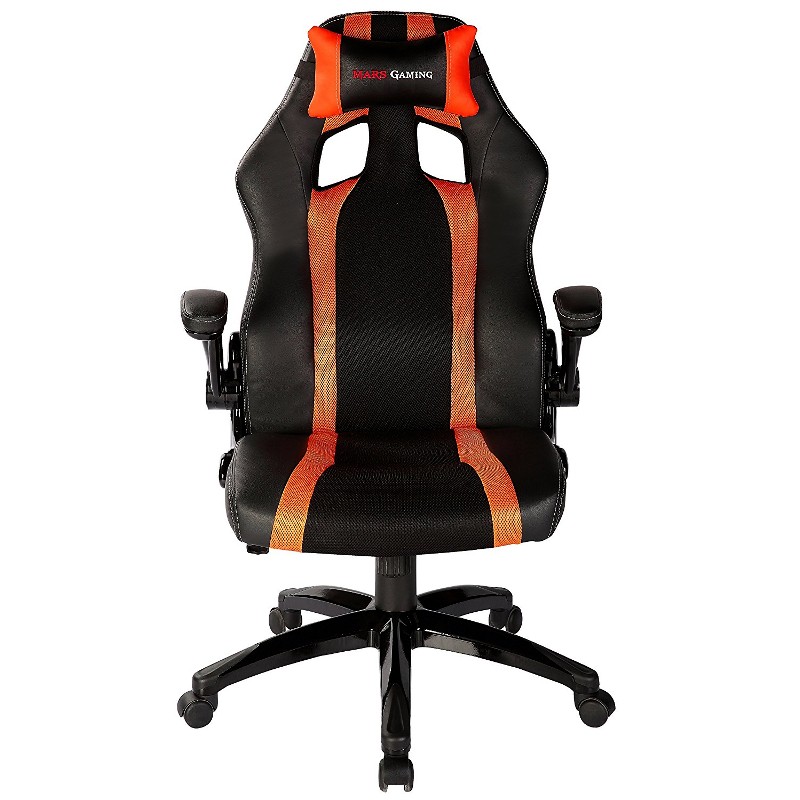 Silla Gaming Profesional Mars MGC2 Negro/Naranja