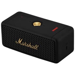 Coluna Bluetooth Marshall Emberton II Vista frontal esquerda preta