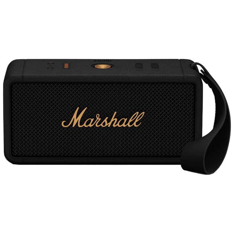 Marshall Middleton Black And Brass Preto - Coluna Bluetooth - Item