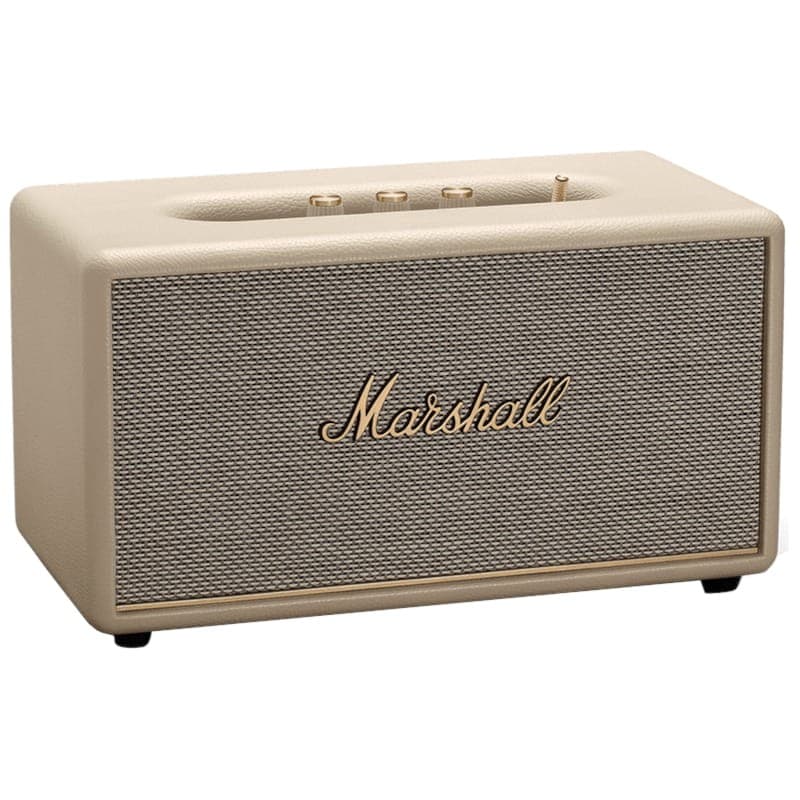 Marshall Stanmore III Altavoz Bluetooth Crema frontal vista derecha