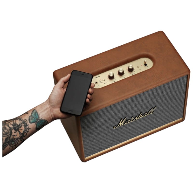 MARSHALL WOBURN II NEGRO ALTAVOZ BLUETOOTH 110W DE DISEÑO COMPACTO VINTAGE  SKU: +20942, MARSHALL