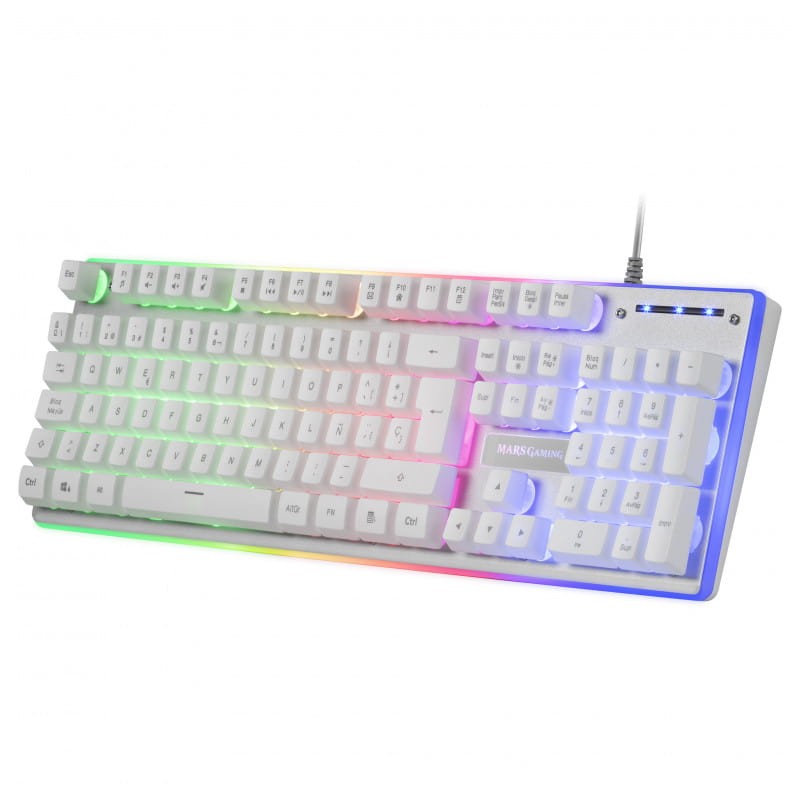 Kit de Teclado y Ratón Mars Gaming MCPXWES Blanco - Ítem2