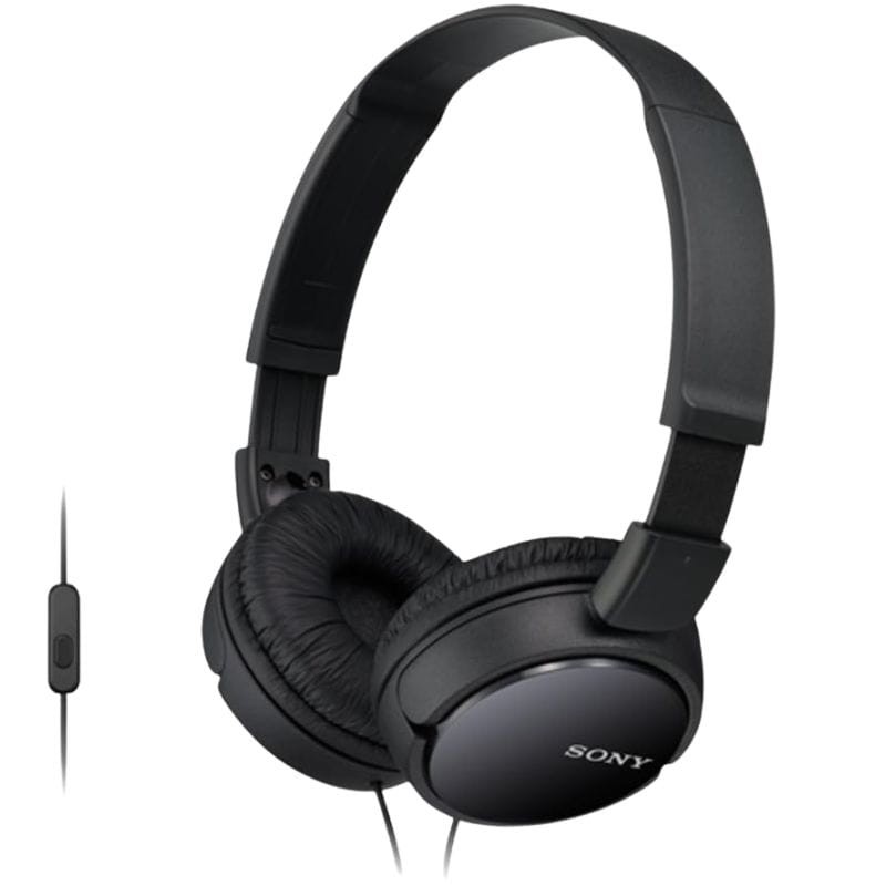 Sony MDR-ZX110AP Microphone Pliable 30 mm 1,2 mètres Android Noir - Casques d'écoute - Ítem