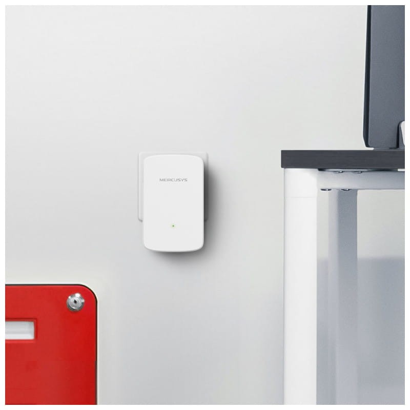 Mercusys ME10 Wi-Fi 300 Mbps Port rapide 10 / 100 Mbps Blanc - Prolongateur de réseau - Ítem3