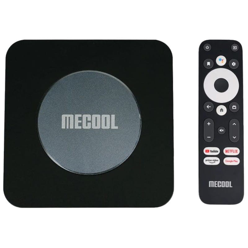 Mecool KM2 Plus S905X4-B 2GB/16GB Certificado Netflix 4K e Google Android 11 - Android TV - Sem Selo - Item