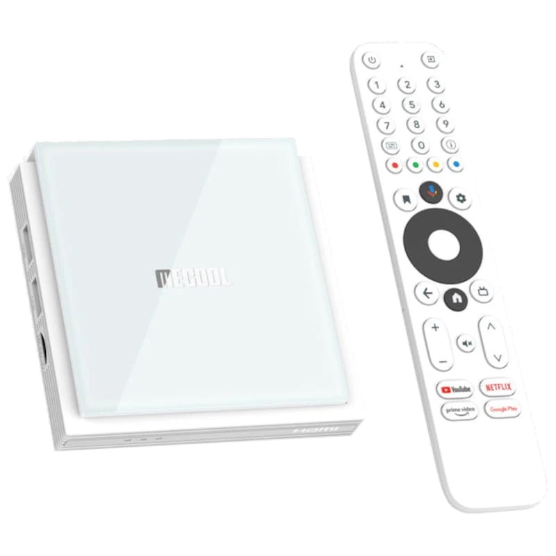 Mecool KM2 Plus Deluxe 4GB/32GB Certificado Netflix Android 11 Blanc - Android TV - Sem Selo - Item