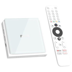 Mecool KM2 Plus Deluxe 4GB/32GB Certificado Netflix Android 11 Blanco - Android TV