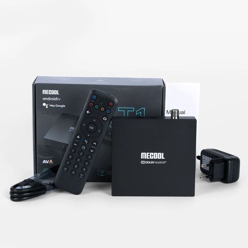 Mecool KT1 - DVB-T/T2 - Android 10 - Android TV con TDT