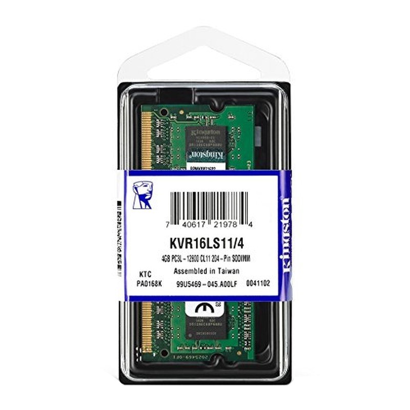 Memoria RAM DDR3L 4GB 1600MHz SODIMM Kingston - Ítem3