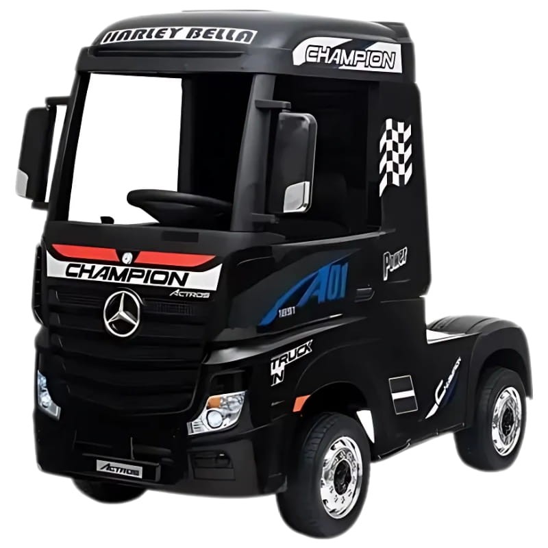 Mercedes Actros HL358 12V Negro - Coche eléctrico para niños - Ítem