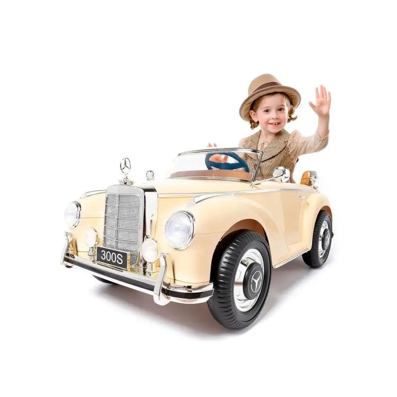Mercedes Benz 300s 12V Beige - Coche eléctrico para niños - Ítem1