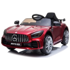 Mercedes Benz GTR AMG 12V Rojo Pintura Con Licencia - Coche Eléctrico para Niños