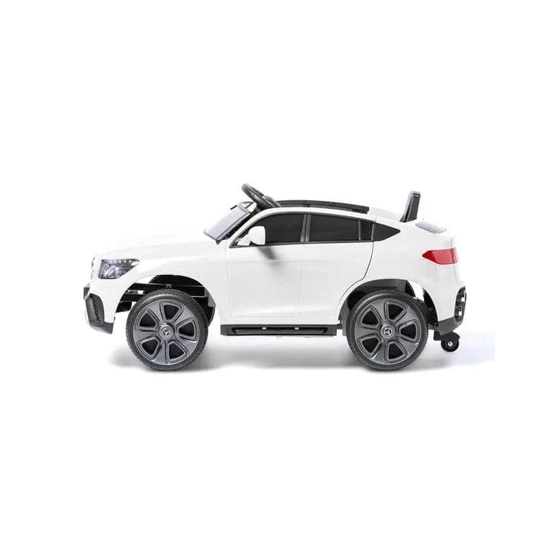 Lateral de Mercedes GLC Coupé Edition Blanco - Coche eléctrico para niños
