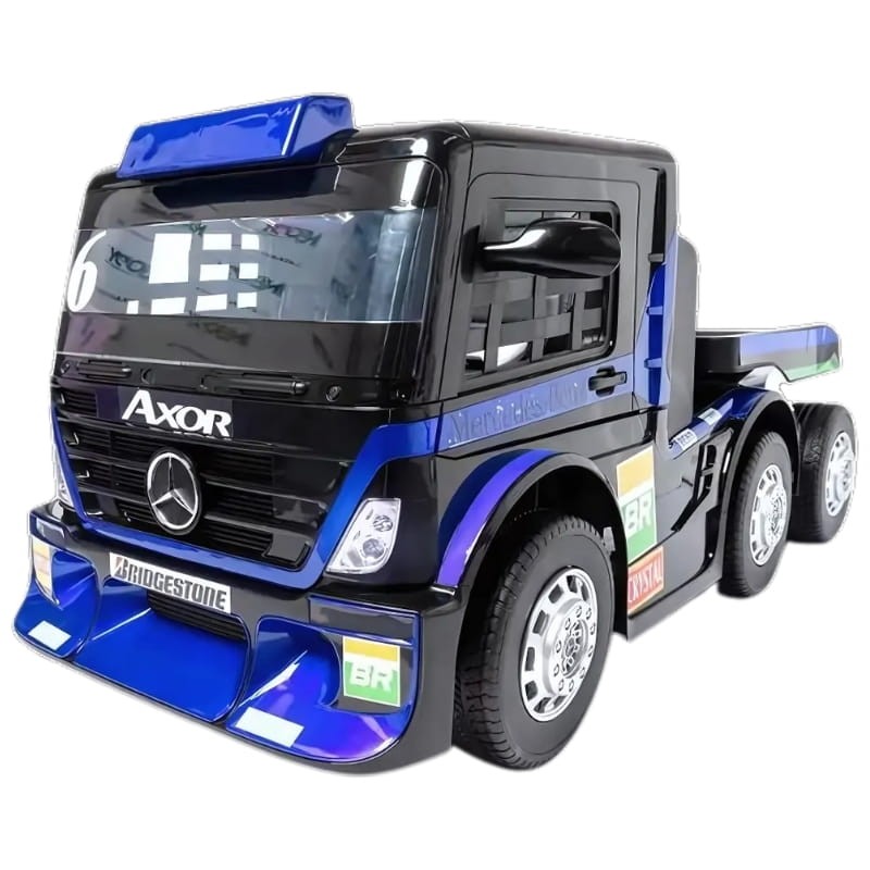 Truck Mercedes MB AXOR Lux 24V Bleu - Voiture électrique enfant - Ítem