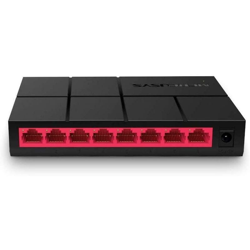 Mercusys MS108G 8 Portas Gigabit Preto - Switch - Item1