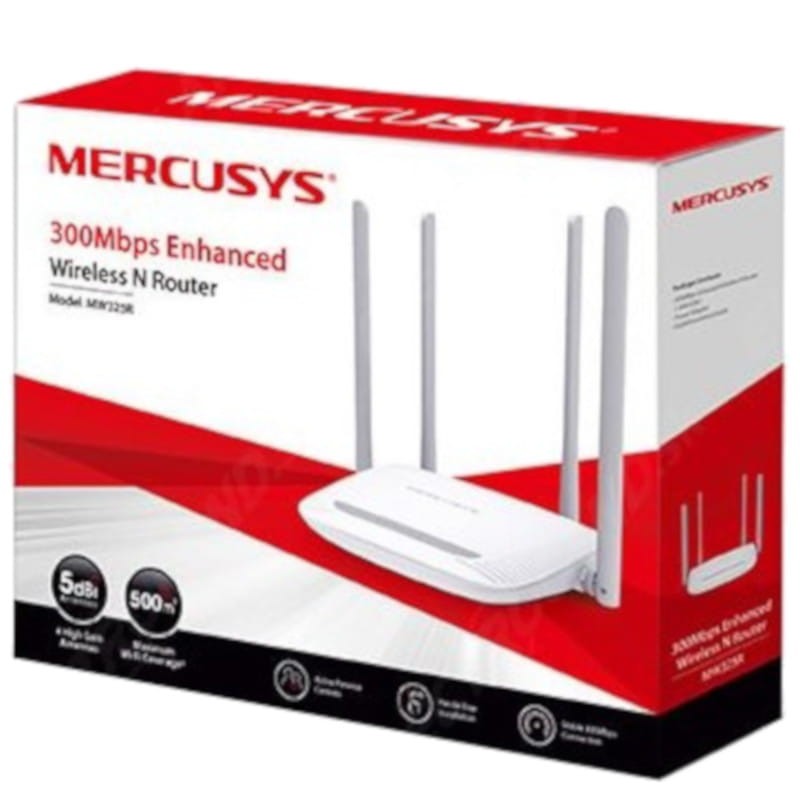 Point d'accès & Routeur Wi-Fi MERCUSYS 300 Mbps - Blanc