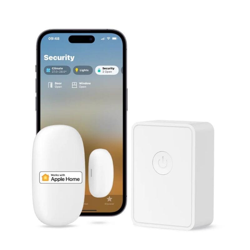 Meross MS200HHK HomeKit Blanc - Kit de capteurs de porte et fenêtre avec hub - Ítem1