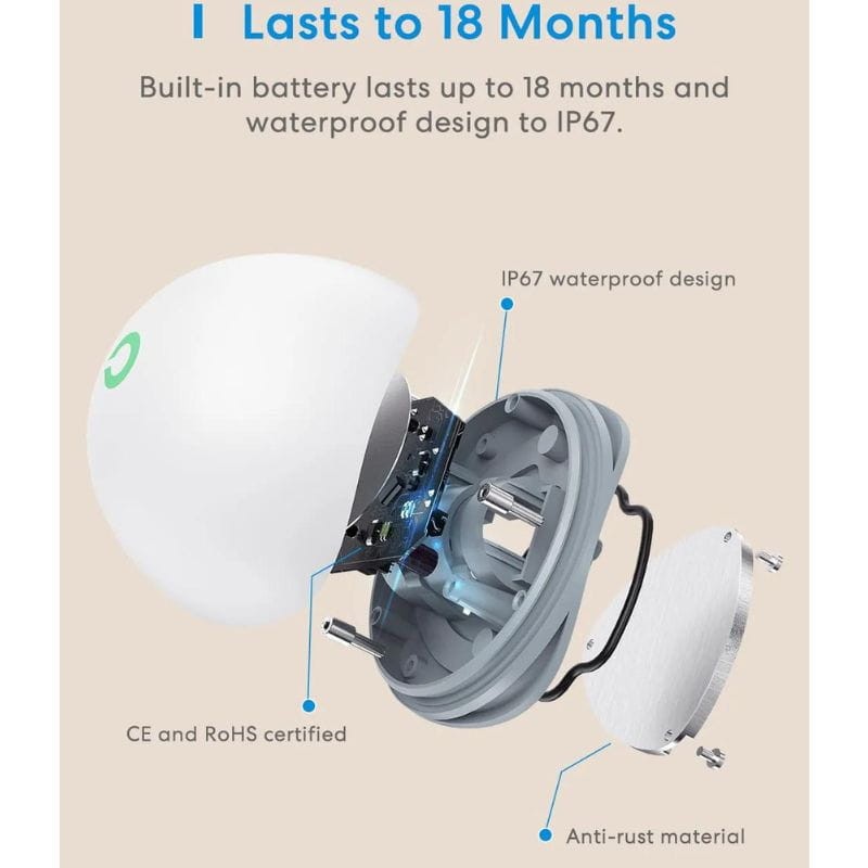 Meross MS400H HomeKit Blanco - Sensor de fugas de agua inteligente con Hub - Ítem5