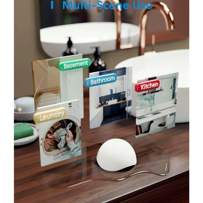Meross MS400H HomeKit Blanco - Sensor de fugas de agua inteligente con Hub - Ítem6