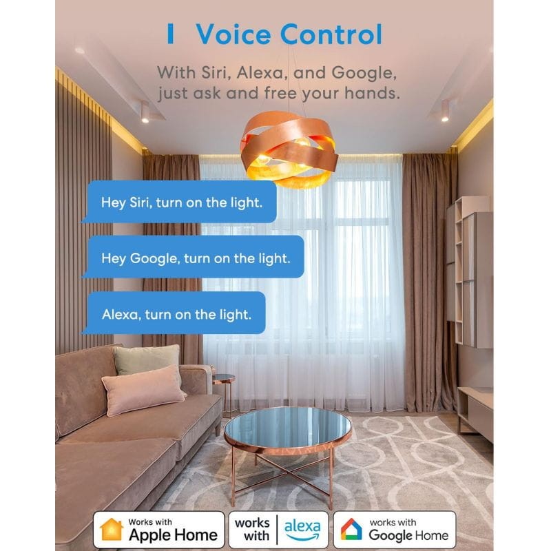 Meross MSS550X 2 Canales HomeKit Blanco - Interruptor Inteligente - Ítem2