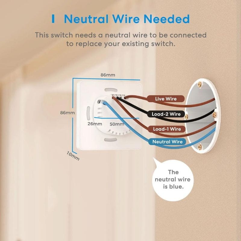 Meross MSS550X Dual Channel HomeKit White - Interrupteur intelligent - Ítem3