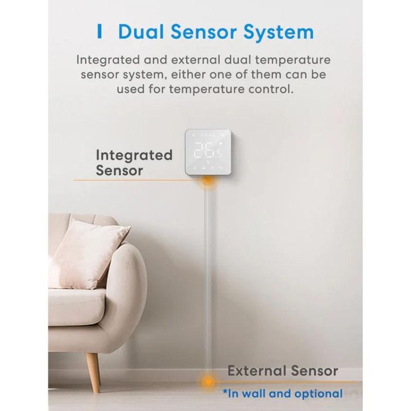 Meross MTS200HK HomeKit WiFi Blanco - Termostato Inteligente - Ítem5
