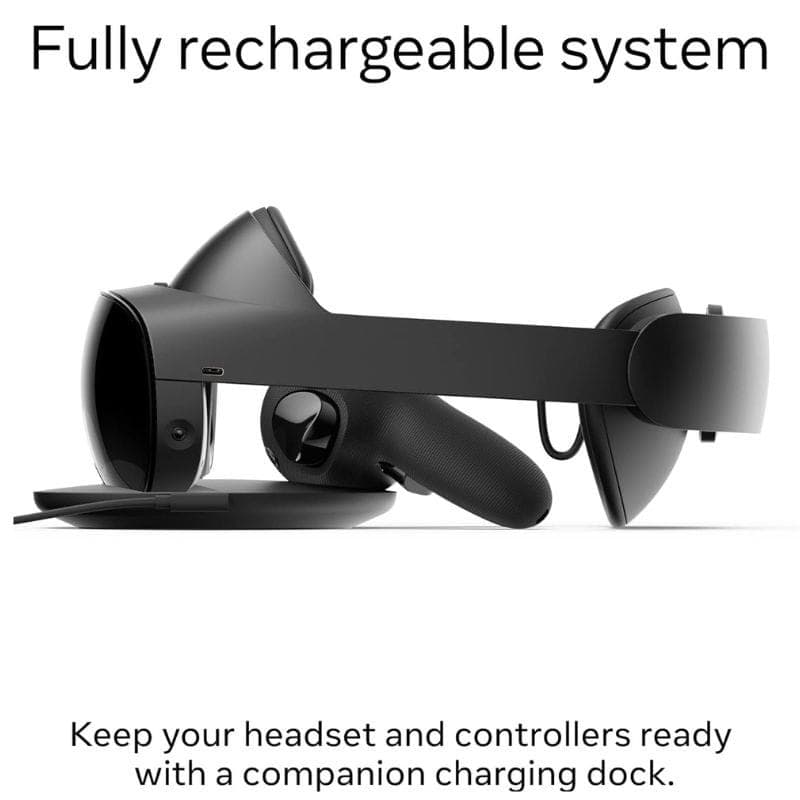 Meta Quest Pro 256GB - Óculos de realidade virtual Carregamento sem fios