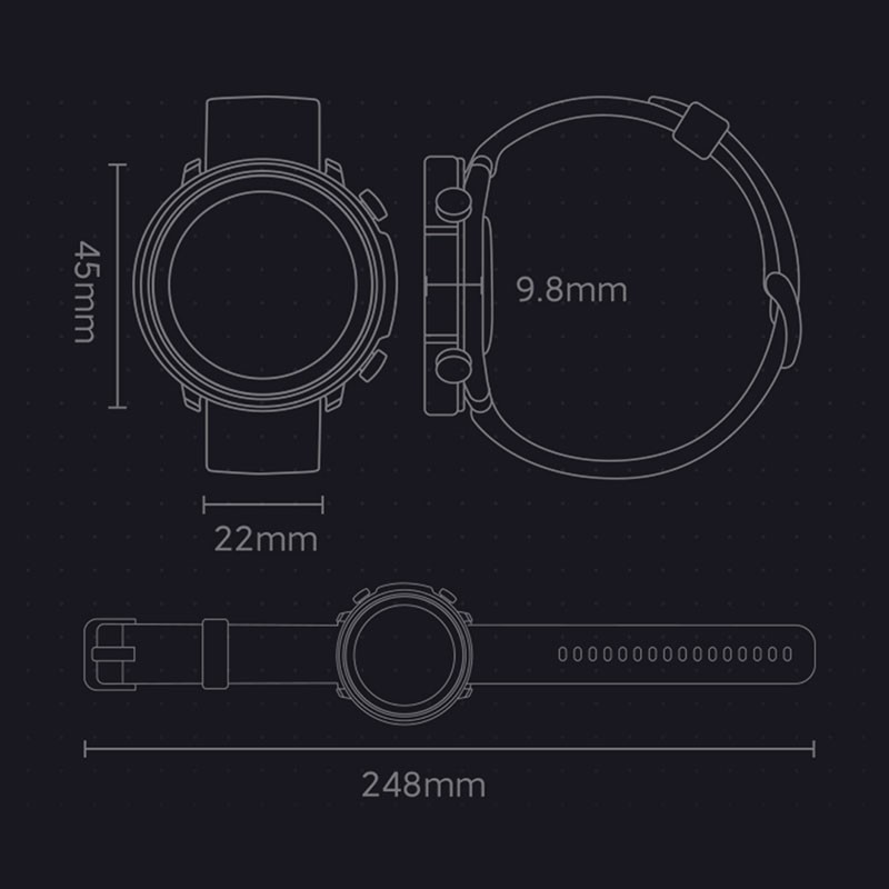 Mibro Watch A1 Preto con Pulseira Preta - Item5