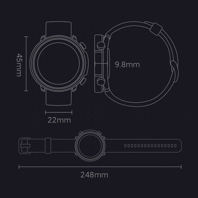 XIAOMI Mibro A1 montre connectée pour hommes et femmes, écran de