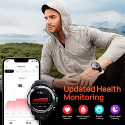 Mibro GS Explorer Noir - suivi de la santé