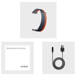 contenido del embalaje del Reloj inteligente Mibro Watch GS Active Gris