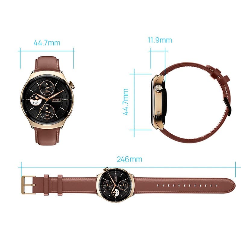 Mibro Lite 3 Pro cinzento - dimensões