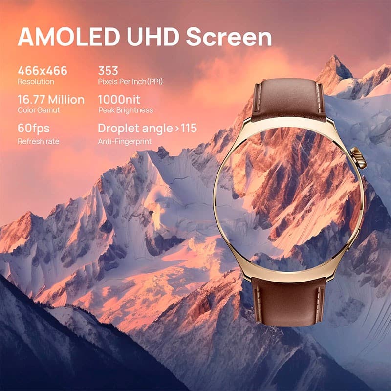 Mibro Lite 3 Pro cinzento - ecrã AMOLED UHD