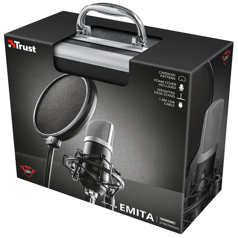 Microfone Cardióide Trust Gaming GXT252 Emita USB - Item8