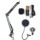 Micrófono Condensador BM-700 Streaming/Estudio + Soporte de Brazo Dorado/Negro - Ítem1