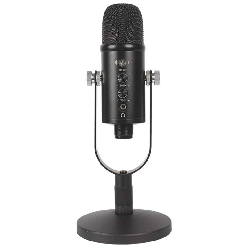 Microfone Condensador USB BM-86 PRO Streaming/Estúdio + Suporte de Braço