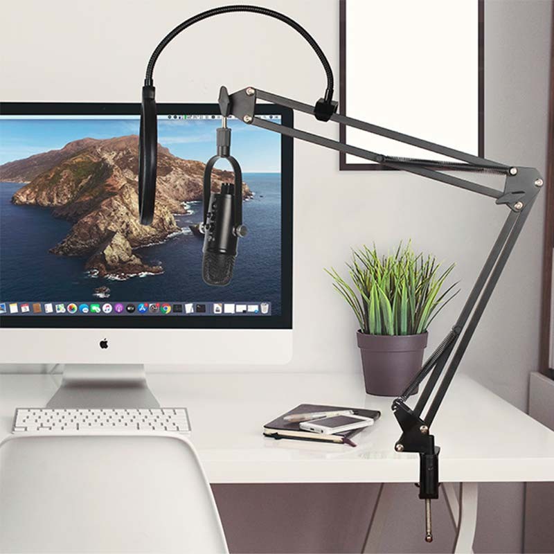 Micrófono Condensador USB BM-86 PRO Streaming/Estudio + Soporte de Brazo - Ítem3