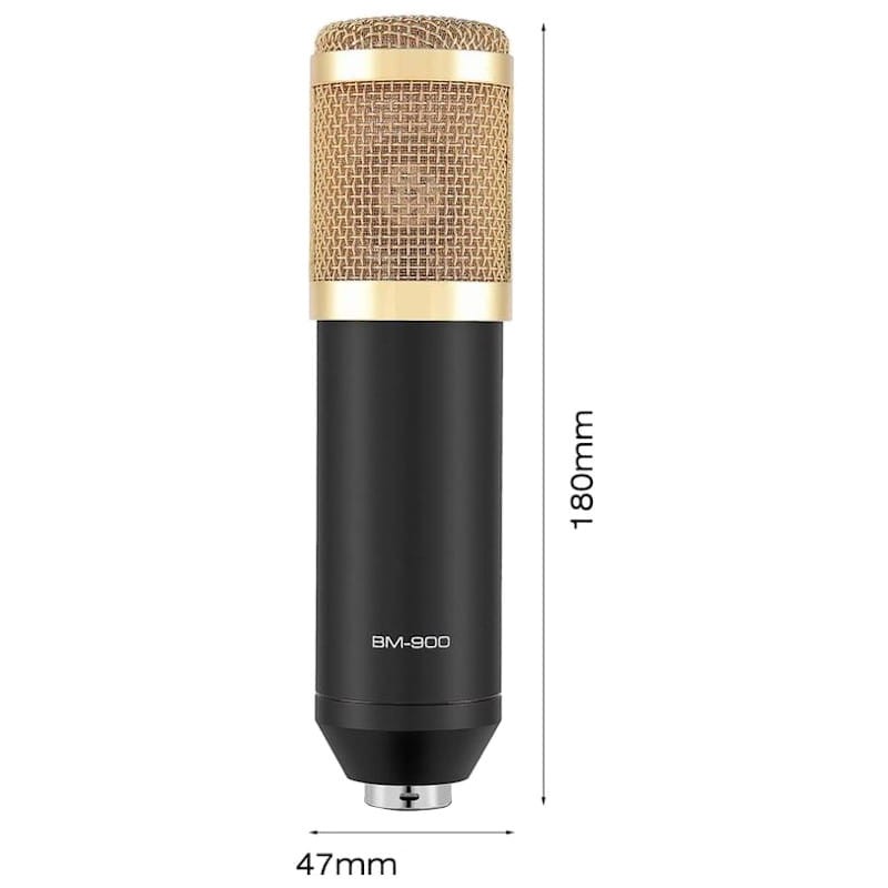 Microphone à Condensateur BM-900 Studio avec Bras - Ítem6