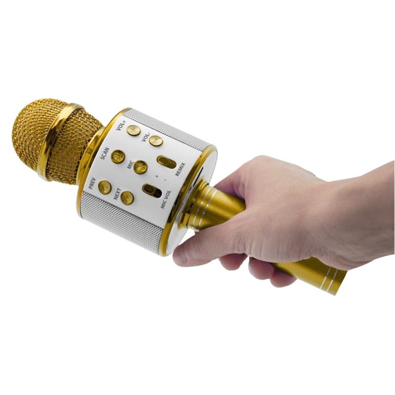 Microphone karaoké pour enfants chantant, sans fil, Bluetooth