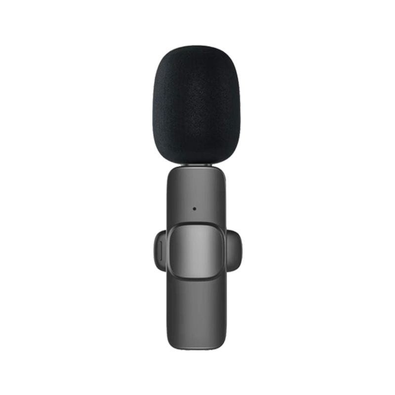 Microfone de lapela sem fios K1 para iPhone Preto - Item1