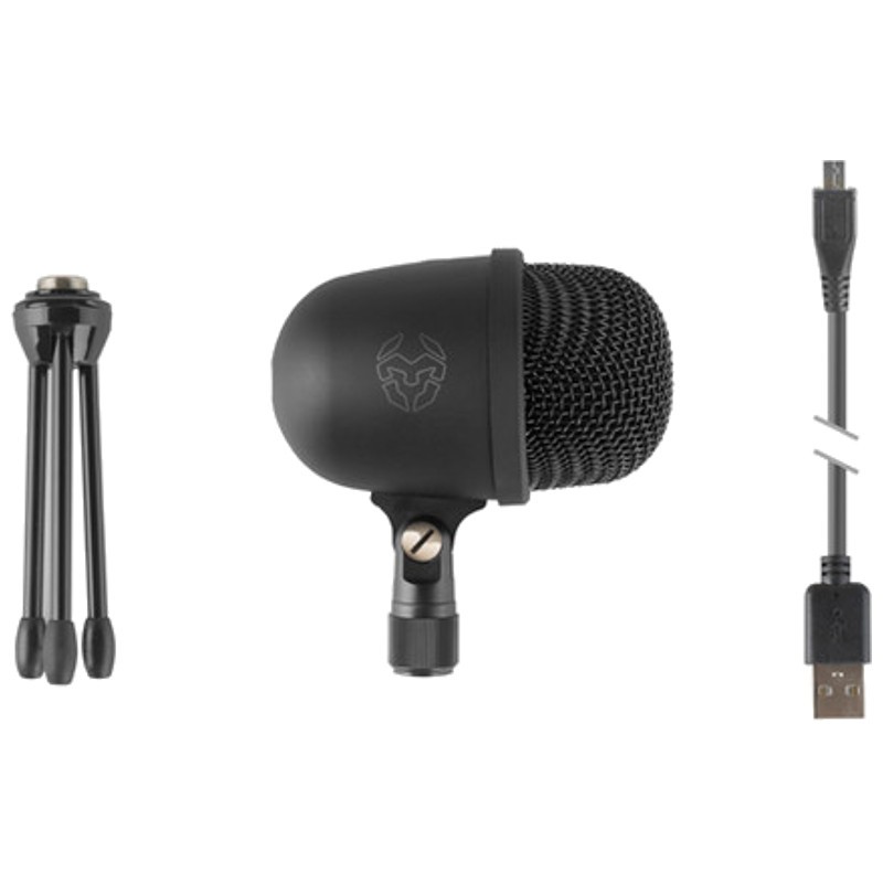 Microfone profissional Krom Kimu Pro - O Kimu Pro é a nova aposta da Krom em sua linha de microfones profissionais. Pegando o sucesso de seu sucessor, este microfone está comprometido com um aumento na qualidade e clareza do som. - Item10