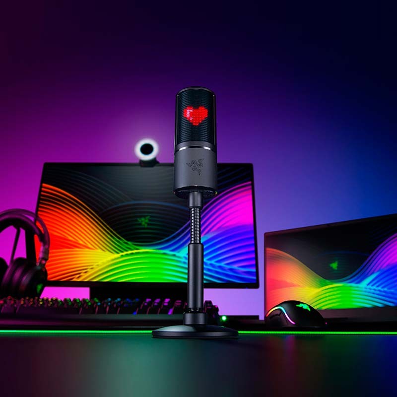 Microfone Razer Seiren Emote com ecrã LED - Item6