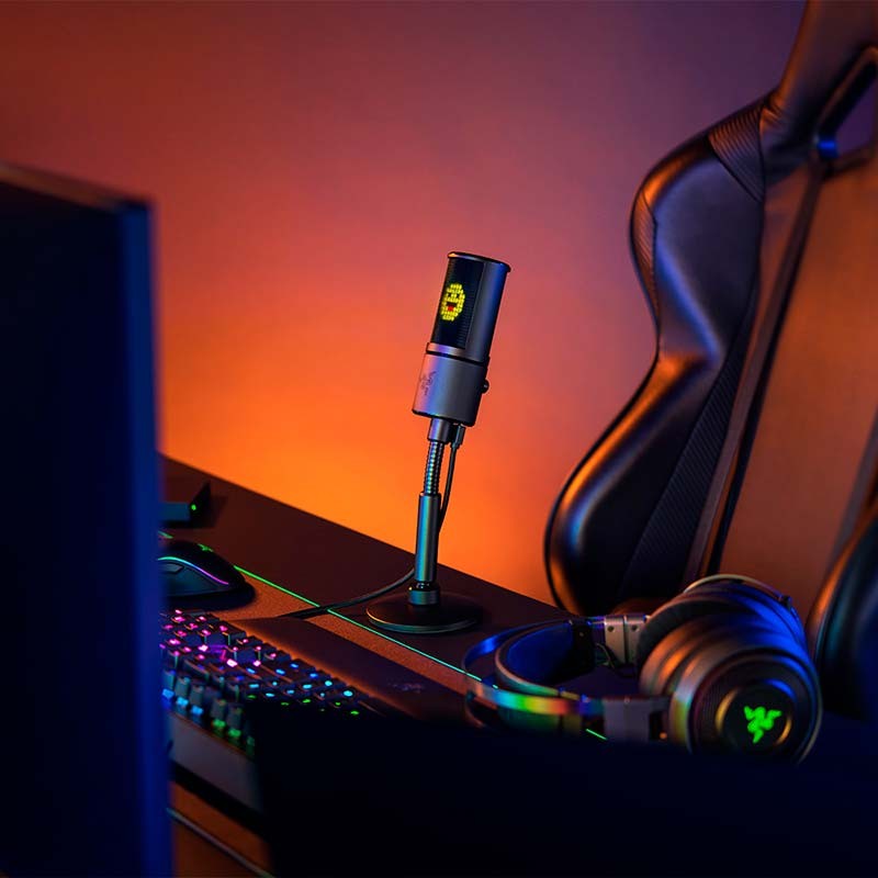 Microfone Razer Seiren Emote com ecrã LED - Item7