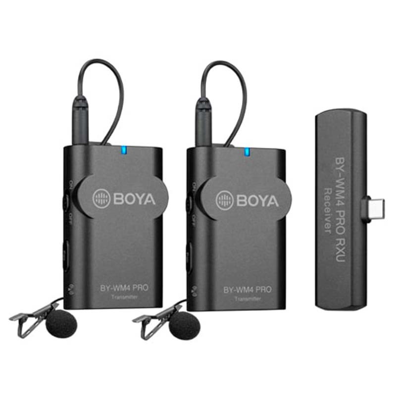 Microphone Sans Fil Boya By-WM4 PRO K6 USB Type-C - Ítem