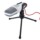 Microfone Condensador SF-666 com suporte de mesa - Branco - Item3