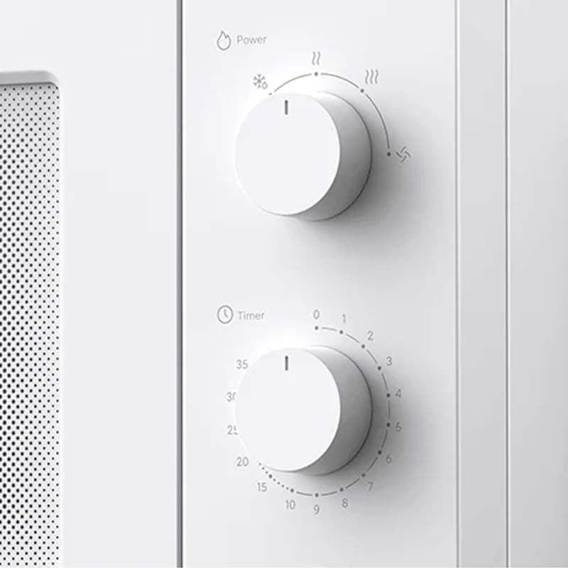 controlos giratórios do Forno Microondas Xiaomi Microwave Oven Branco 20L