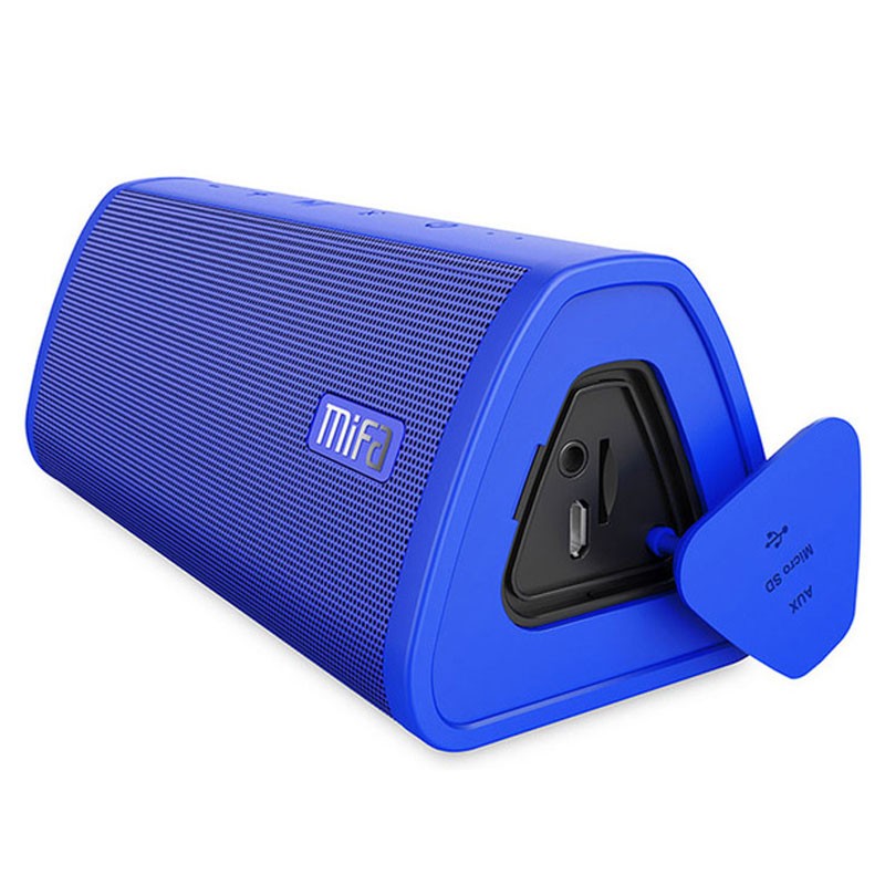 MiFA A10 - Haut-parleur Bluetooth - Couleur noire : Bluetooth 4.2 - AUX 3,5 mm - Slot MicroSD - Lecture locale - Puissance 10W - Résistance maximale de 10 heures - Résistance IP45 - Véritable stéréo sans fil - Driver 40 mm - Radiateur 180 mm - Ítem3